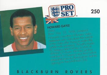 1990-91 Pro Set #250 Howard Gayle Back