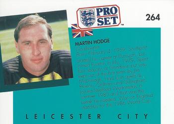 1990-91 Pro Set #264 Martin Hodge Back
