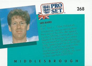 1990-91 Pro Set #268 Ian Baird Back