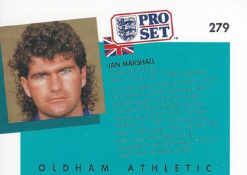 1990-91 Pro Set #279 Ian Marshall Back