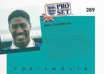 1990-91 Pro Set #289 Mark Chamberlain Back