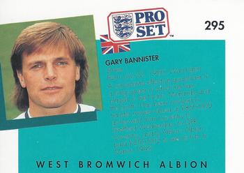 1990-91 Pro Set #295 Gary Bannister Back