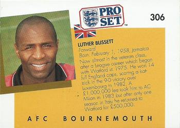 1990-91 Pro Set #306 Luther Blissett Back