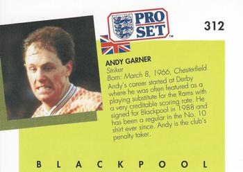 1990-91 Pro Set #312 Andy Garner Back