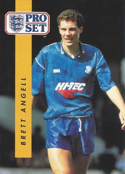 1990-91 Pro Set #318 Brett Angell Front