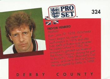 1990-91 Pro Set #324 Trevor Hebberd Back