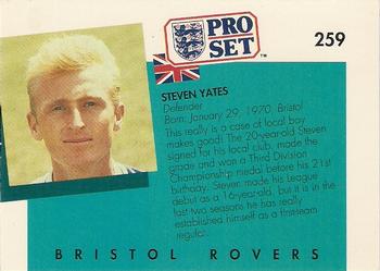 1990-91 Pro Set #259 Steven Yates Back