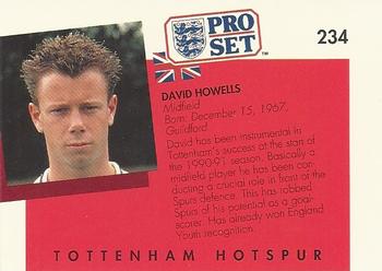 1990-91 Pro Set #234 David Howells Back