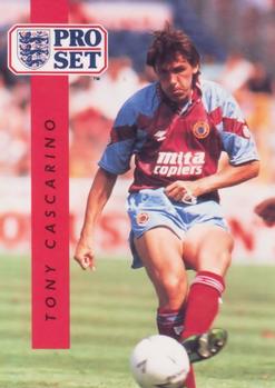 1990-91 Pro Set #25 Tony Cascarino Front