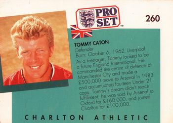 1990-91 Pro Set #260 Tommy Caton Back