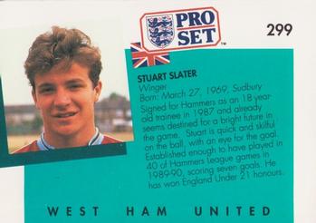 1990-91 Pro Set #299 Stuart Slater Back