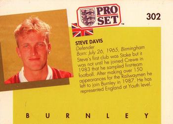 1990-91 Pro Set #302 Steve Davis Back