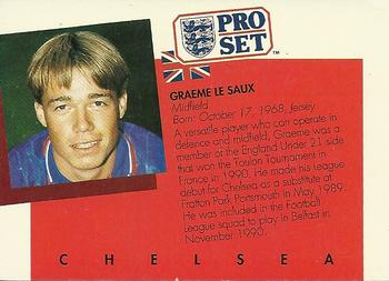 1990-91 Pro Set #30 Graeme Le Saux Back