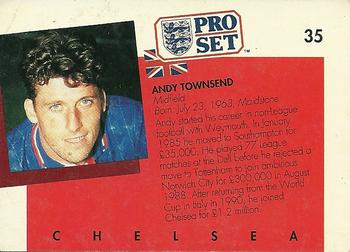 1990-91 Pro Set #35 Andy Townsend Back