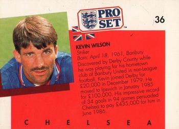 1990-91 Pro Set #36 Kevin Wilson Back