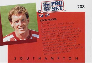 1990-91 Pro Set #203 Kevin Moore Back