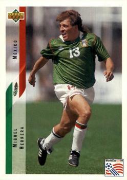 1994 Upper Deck World Cup Contenders English/Italian #23 Miguel Herrera Front