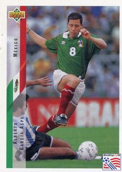 1994 Upper Deck World Cup Contenders English/Italian #25 Alberto Garcia Aspe Front