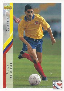 1994 Upper Deck World Cup Contenders English/Italian #37 Victor Aristizabal Front