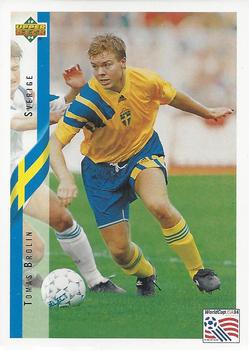 1994 Upper Deck World Cup Contenders English/Italian #72 Tomas Brolin Front