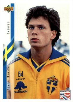 1994 Upper Deck World Cup Contenders English/Italian #78 Pontus Kamark Front