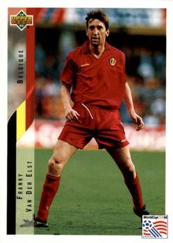 1994 Upper Deck World Cup Contenders English/Italian #86 Franky Van Der Elst Front