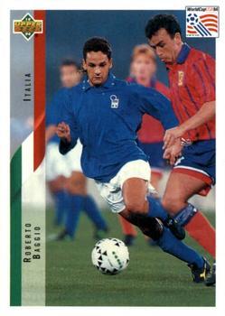 1994 Upper Deck World Cup Contenders English/Italian #124 Roberto Baggio Front