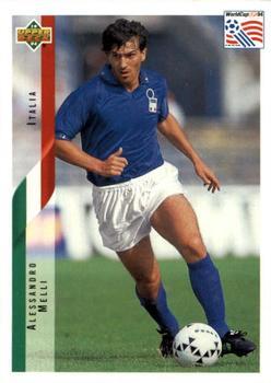 1994 Upper Deck World Cup Contenders English/Italian #131 Alessandro Melli Front