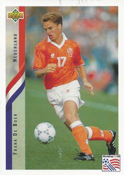 1994 Upper Deck World Cup Contenders English/Italian #136 Frank De Boer Front