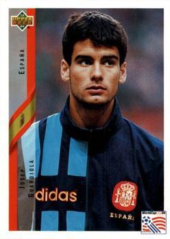 1994 Upper Deck World Cup Contenders English/Italian #155 Josep Guardiola Front