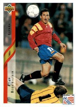 1994 Upper Deck World Cup Contenders English/Italian #156 Aitor Beguiristain Front