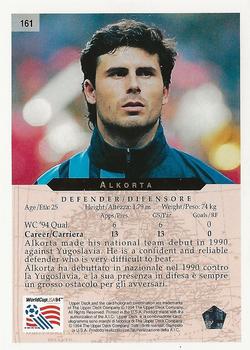 1994 Upper Deck World Cup Contenders English/Italian #161 Alkorta Back