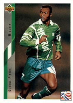 1994 Upper Deck World Cup Contenders English/Italian #165 Finidi George Front
