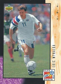 1994 Upper Deck World Cup Contenders English/Italian - UD Set #UD30 Eric Wynalda Front