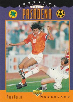 1994 Upper Deck World Cup Contenders English/Italian - UD Set #UD6 Ruud Gullit Front
