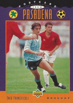 1994 Upper Deck World Cup Contenders English/Italian - UD Set #UD9 Enzo Francescoli Front