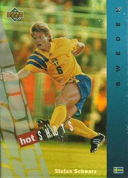 1994 Upper Deck World Cup Contenders English/Italian - Hot Shots #HS3 Stefan Schwarz Front