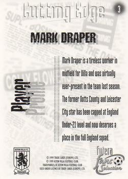 1999 Futera Aston Villa Fans Selection #3 Mark Draper Back