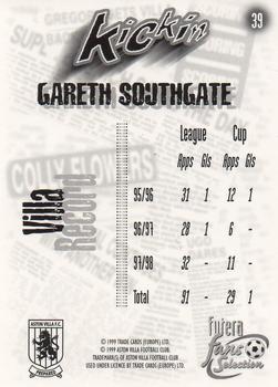1999 Futera Aston Villa Fans Selection #49 Gareth Southgate Back