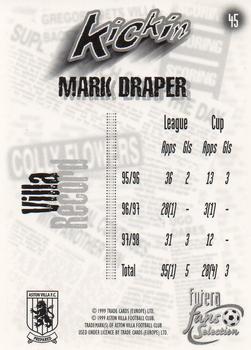 1999 Futera Aston Villa Fans Selection #45 Mark Draper Back