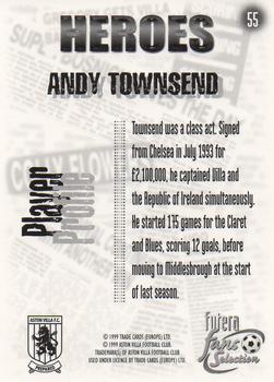 1999 Futera Aston Villa Fans Selection #55 Andy Townsend Back