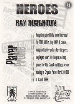 1999 Futera Aston Villa Fans Selection #59 Ray Houghton Back