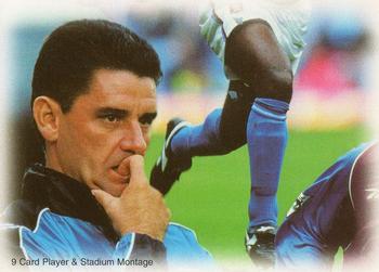 1999 Futera Aston Villa Fans Selection #81 Player & Stadium Montage Front