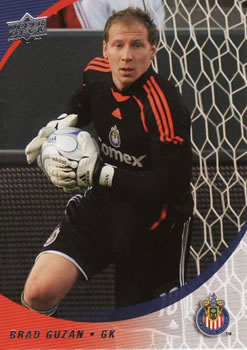 2008 Upper Deck MLS #10 Brad Guzan Front