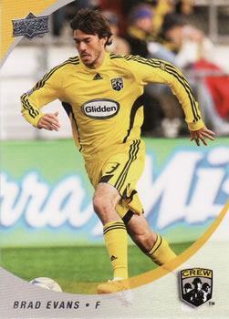 2008 Upper Deck MLS #133 Brad Evans Front