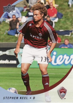 2008 Upper Deck MLS #146 Stephen Keel Front