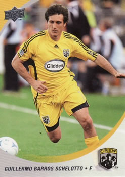 2008 Upper Deck MLS #15 Guillermo Barros Schelotto Front