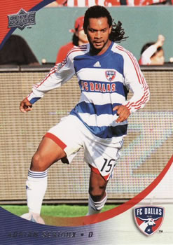 2008 Upper Deck MLS #166 Adrian Serioux Front