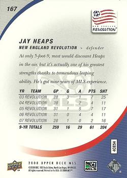 2008 Upper Deck MLS #167 Jay Heaps Back