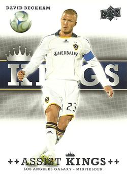 2008 Upper Deck MLS - Assist Kings #AK-12 David Beckham Front